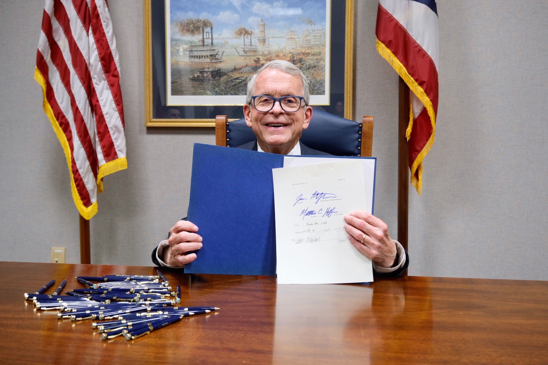 Governor DeWine Signs FY '24'25 Budget with Historic Investments in